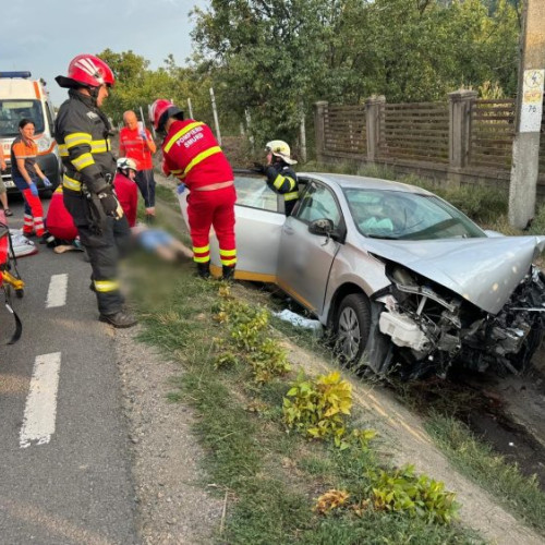 Accident rutier grav la Ilba