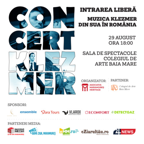 Concert de muzică klezmer la Colegiul de Arte din Baia Mare