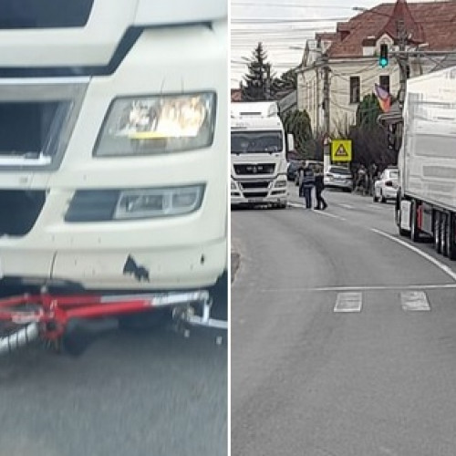 Accident rutier în centrul orașului Seini