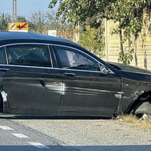 Accident rutier în Livada: un polițist a refuzat testarea biologică