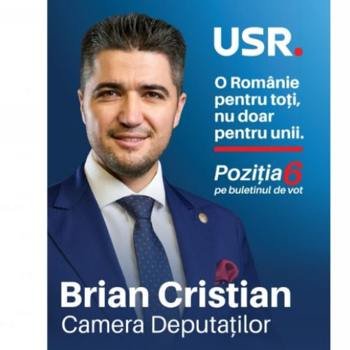 Brian Cristian candidează pentru un nou mandat în Parlamentul României