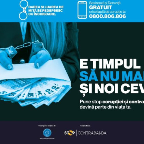 DGA lansează campania națională „E TIMPUL SĂ NU MAI DAM ȘI NOI CEVA” împotriva corupției