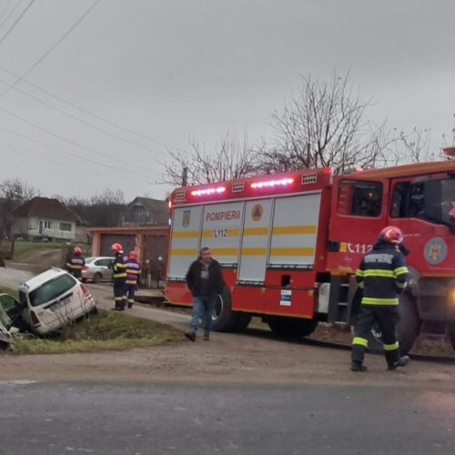 Accident rutier la Cernesti, o persoană a fost rănită