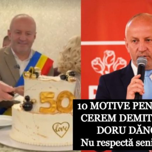 Cerem demiterea primarului PSD de Baia Mare, Doru Dancus