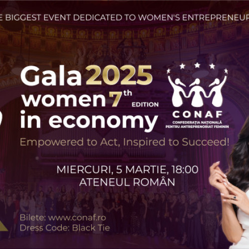 Gala Women in Economy 2025, un eveniment dedicat antreprenoriatului feminin