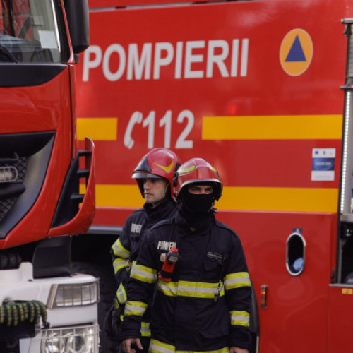 Incendiu într-un imobil din Chiajna, județul Ilfov