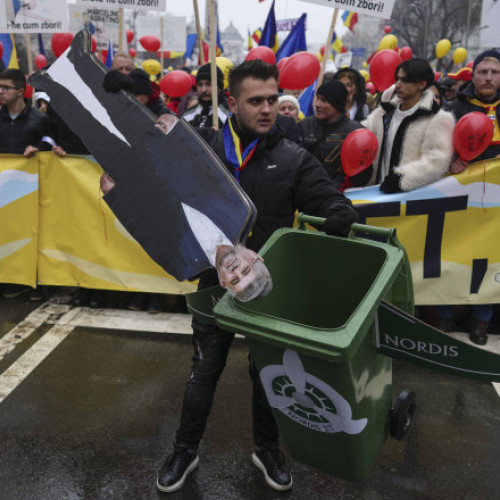 Amenzi aplicate de jandarmerie la mitingul din București