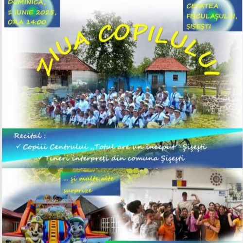Eveniment special de Ziua Copilului în comuna Sisesti