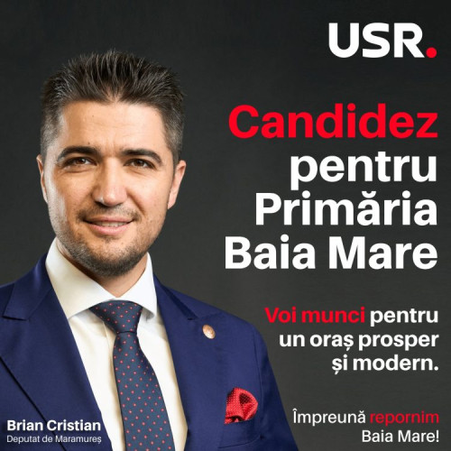 Cristian Brian, candidat pentru Primăria Baia Mare