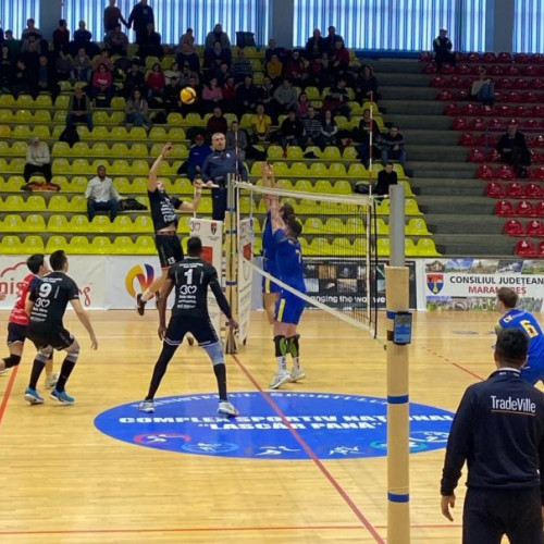 Volei: Știința Explorări Baia Mare - CSU UV Timișoara 3-0 în Divizia A1 (25-18, 25-8, 25-14)