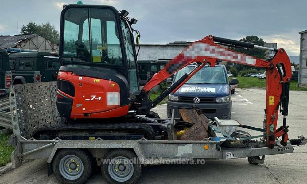 Trafic de vehicule furate în Maramureș: polițiștii de frontieră cercetează un cetățean român