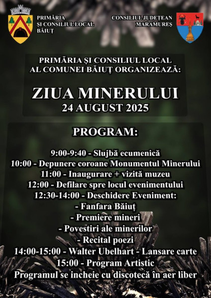 ziua minerului la baia mare, un eveniment dedicat tradiției și memoriei mineritului