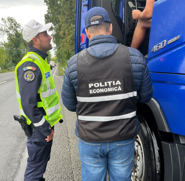 Polițiștii din Maramureș verifică transporturi cu risc fiscal și confiscă țigări