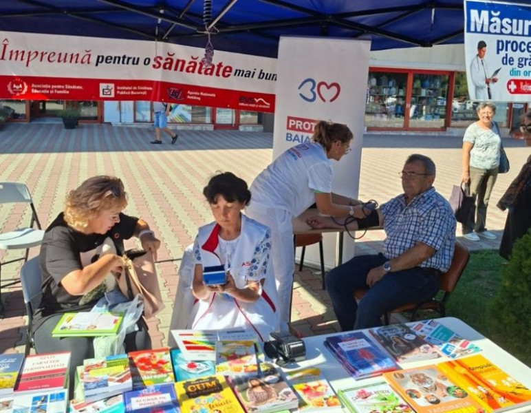 Asistenții medicali din Baia Mare oferă gratuit recomandări pentru un stil de viață sănătos