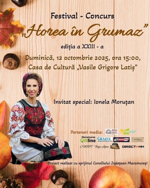 Festivalul „Horea în Grumaz” aduce folclor autentic la Casa de Cultură din Maramureș