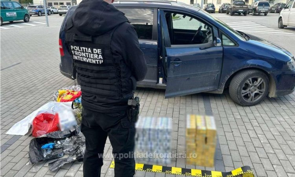 Descoperire a polițiștilor maramureșeni: țigări de proveniență extra-comunitară în valoare de 15.500 lei