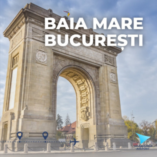 Extindere frecvență zboruri între Aeroportul Internațional Maramureș și București, facilitează călătoriile