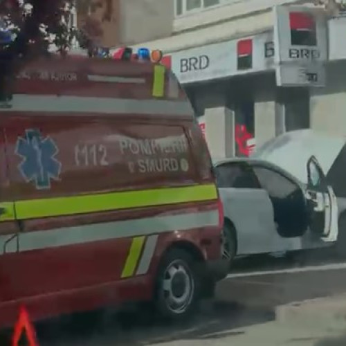 Accident cu Aglomerație la Palatul de Justiție din Baia Mare - VIDEO