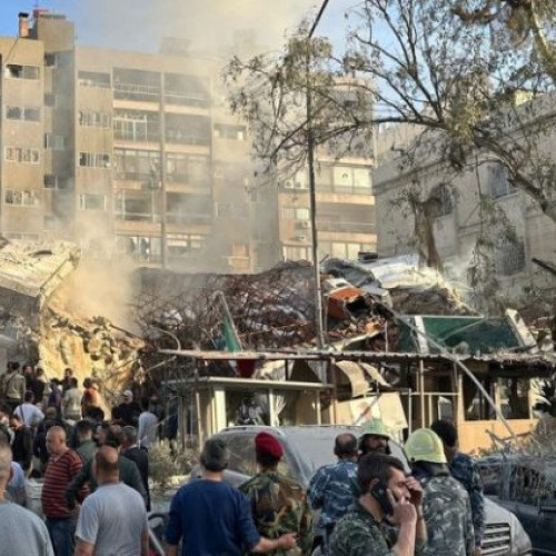 Bombardamentul Israelului asupra consulatului iranian în Damasc a cauzat moartea unui comandant militar de rang înalt.