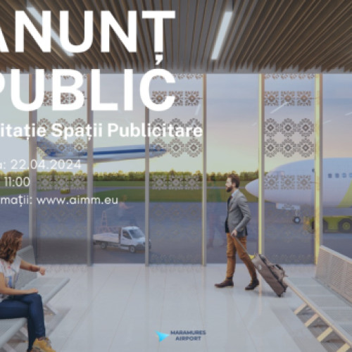 Licitatie Publica Organizata de Aeroportul International Maramures pentru Spatii Publicitare Strategice