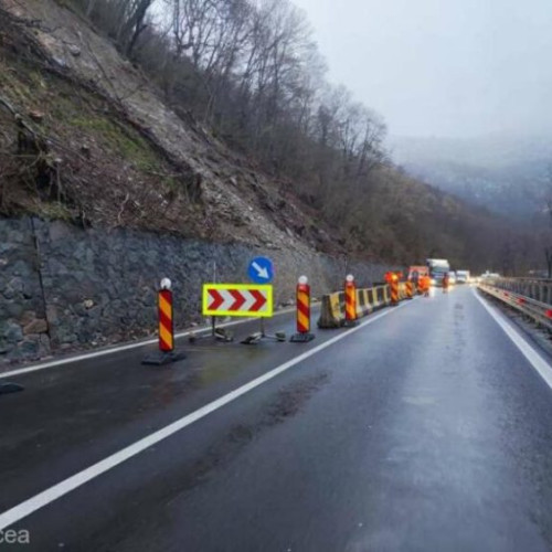 Restrictionarea circulației pe Valea Oltului pentru lucrările autostrăzii Sibiu-Pitești